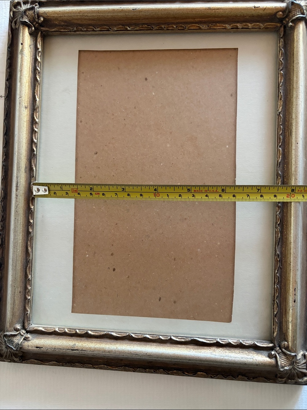 Vintage 90's Burnes of Boston 8x10” Ornate Photo Frame Antique Silver/Bronze - Picture 4 of 6